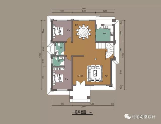 三層歐式復式別墅設計圖，挑空客廳多陽臺，讓您樂趣無窮！