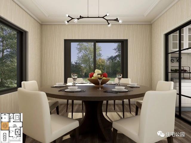 現(xiàn)代別墅設(shè)計(jì)圖，外觀造型簡單大方，藝術(shù)感十足。