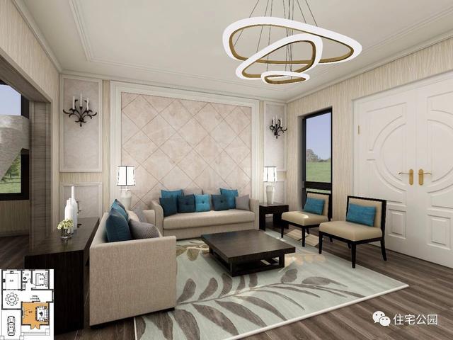 現(xiàn)代別墅設(shè)計(jì)圖，外觀造型簡單大方，藝術(shù)感十足。