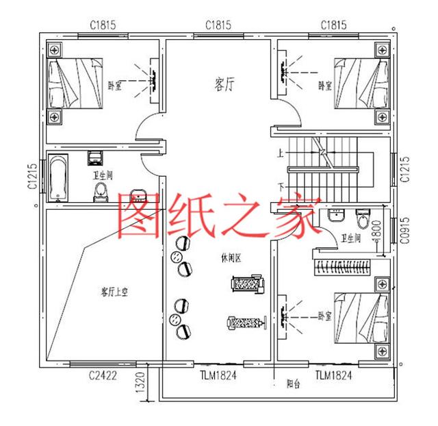 非常豪華大氣的農(nóng)村四層別墅設(shè)計(jì)圖，建成之后肯定人人羨慕