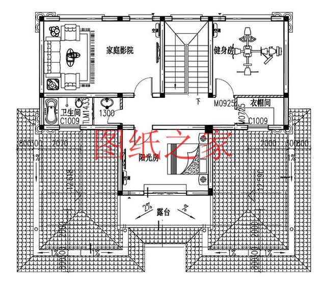 非常豪華大氣的農(nóng)村四層別墅設(shè)計(jì)圖，建成之后肯定人人羨慕