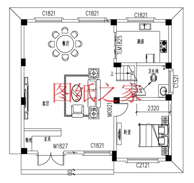 非常豪華大氣的農(nóng)村四層別墅設(shè)計(jì)圖，建成之后肯定人人羨慕