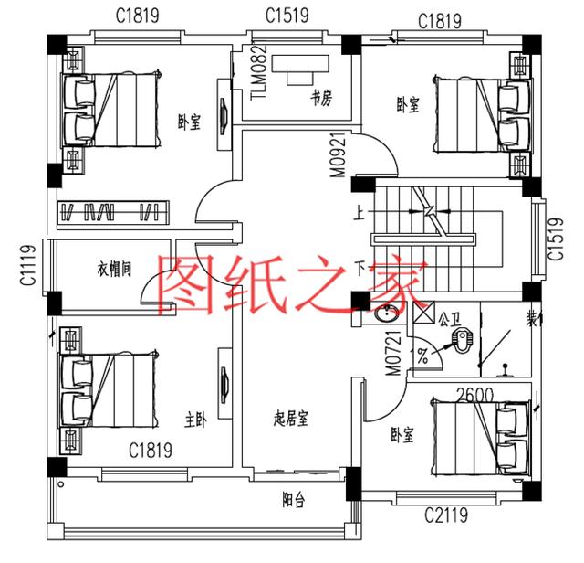 非常豪華大氣的農(nóng)村四層別墅設(shè)計(jì)圖，建成之后肯定人人羨慕