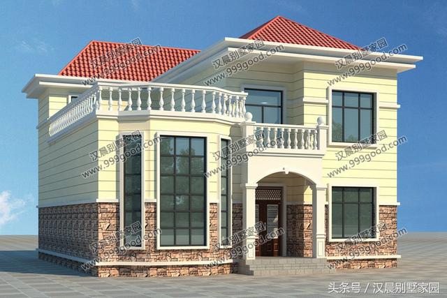 2層小別墅設(shè)計(jì)圖，11.9X10.6米，經(jīng)典實(shí)用，溫馨舒適