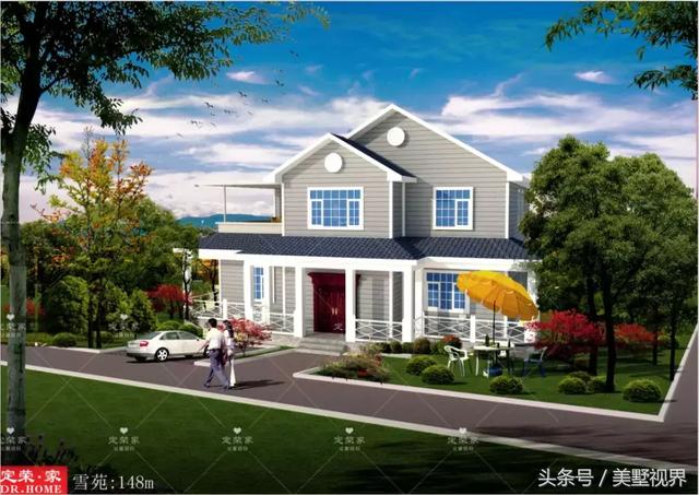 2款農(nóng)村別墅設(shè)計圖，造價不高，一般家庭都可以建