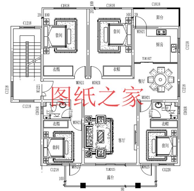 五款農(nóng)村四層別墅設(shè)計(jì)圖，哪一款是你的最愛呢？