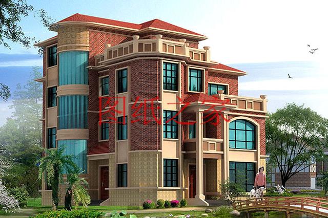 五款農(nóng)村四層別墅設(shè)計(jì)圖，哪一款是你的最愛呢？