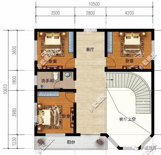 曬奢侈品不如曬別墅，這兩款別墅設(shè)計(jì)圖造價(jià)只要30萬(wàn)，經(jīng)典大氣又實(shí)用