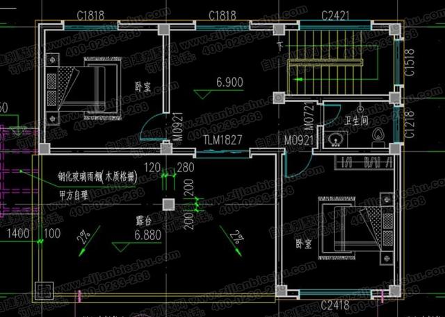 5款十分受歡迎的三層農(nóng)村自建房（全套）施工效果圖，占地面積約130㎡