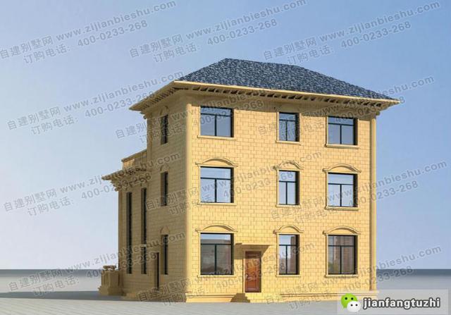 5款十分受歡迎的三層農(nóng)村自建房（全套）施工效果圖，占地面積約130㎡