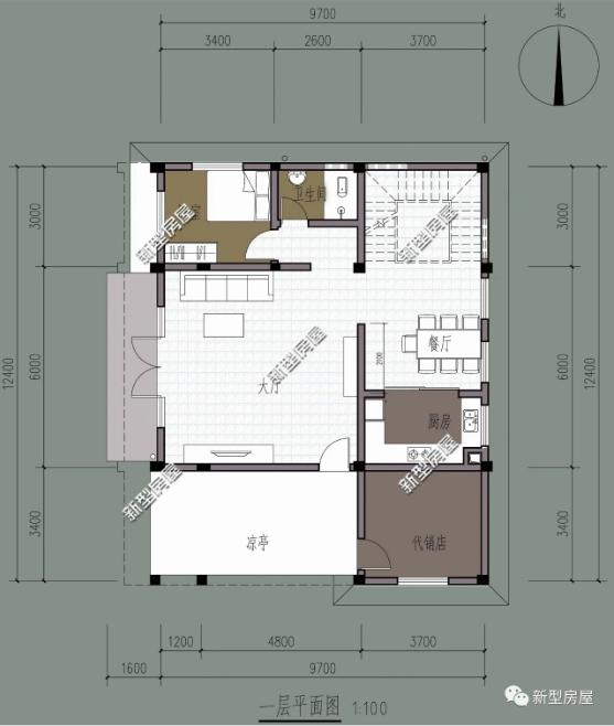 分享10套農(nóng)村建房戶型設計圖，現(xiàn)代感十足，你最喜歡哪套？