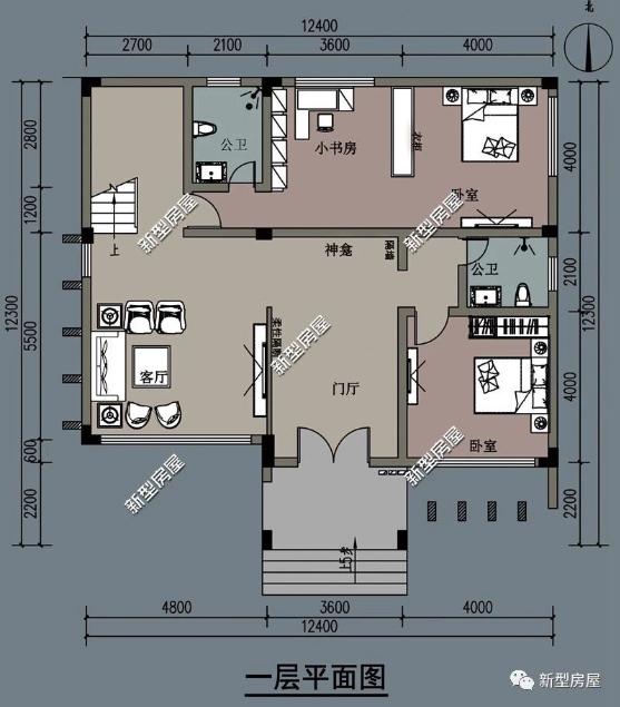分享10套農(nóng)村建房戶型設計圖，現(xiàn)代感十足，你最喜歡哪套？