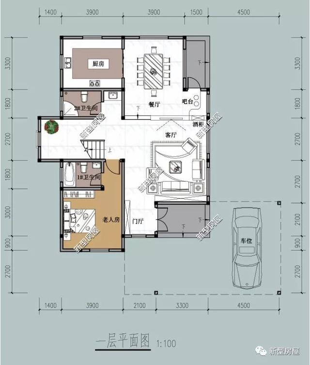 分享10套農(nóng)村建房戶型設計圖，現(xiàn)代感十足，你最喜歡哪套？