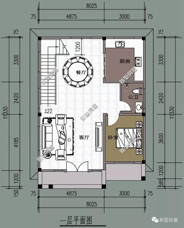 分享10套農(nóng)村建房戶型設計圖，現(xiàn)代感十足，你最喜歡哪套？