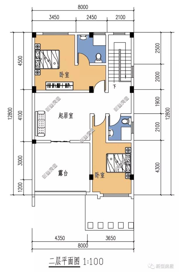 分享10套農(nóng)村建房戶型設計圖，現(xiàn)代感十足，你最喜歡哪套？