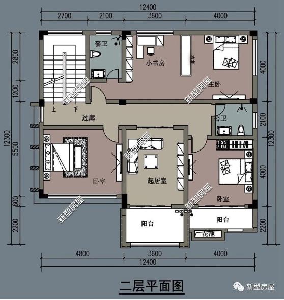 分享10套農(nóng)村建房戶型設計圖，現(xiàn)代感十足，你最喜歡哪套？