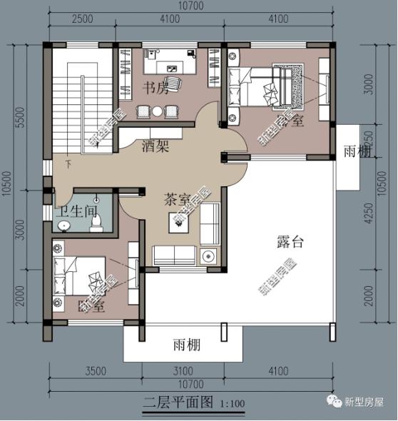 分享10套農(nóng)村建房戶型設計圖，現(xiàn)代感十足，你最喜歡哪套？