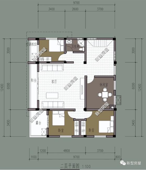 分享10套農(nóng)村建房戶型設計圖，現(xiàn)代感十足，你最喜歡哪套？