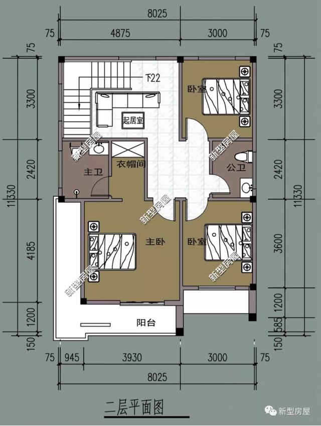 分享10套農(nóng)村建房戶型設計圖，現(xiàn)代感十足，你最喜歡哪套？