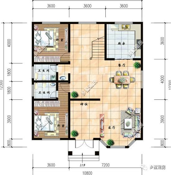 豪氣十足的農(nóng)村別墅設(shè)計圖，有錢、有地，就是這么任性！