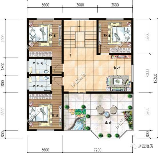 豪氣十足的農(nóng)村別墅設(shè)計圖，有錢、有地，就是這么任性！