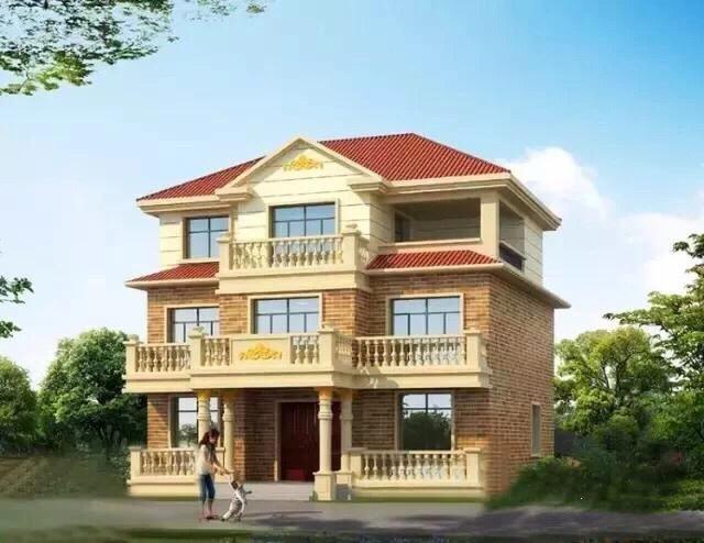 三層精美別墅設(shè)計(jì)圖，12×15米，戶型方正，會(huì)讓人住的非常舒服