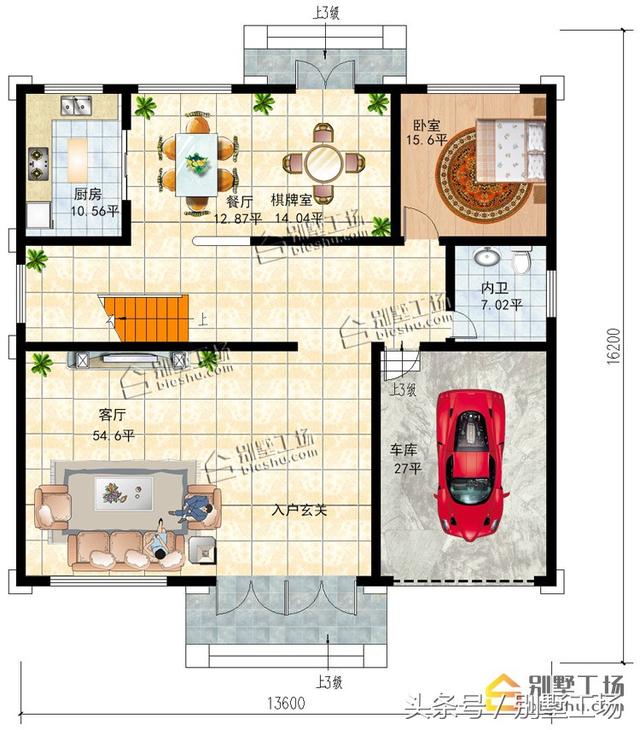 新農(nóng)村三層簡(jiǎn)歐式別墅設(shè)計(jì)圖，很適合農(nóng)村家庭建造