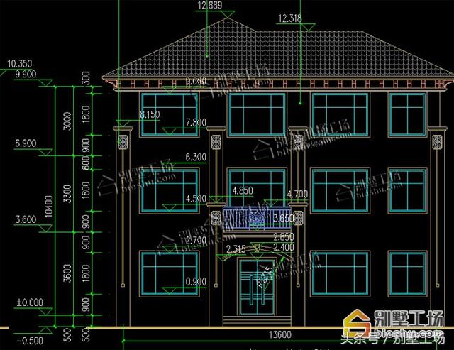 新農(nóng)村三層簡(jiǎn)歐式別墅設(shè)計(jì)圖，很適合農(nóng)村家庭建造