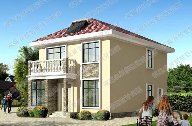 經(jīng)典二層農(nóng)村自建房設(shè)計施工圖，美觀大氣，居住舒適，滿足家庭住房需求