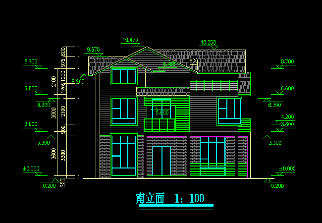 漂亮大方的房子哪里找，這款二層半帶閣樓的別墅設(shè)計(jì)圖分享給你