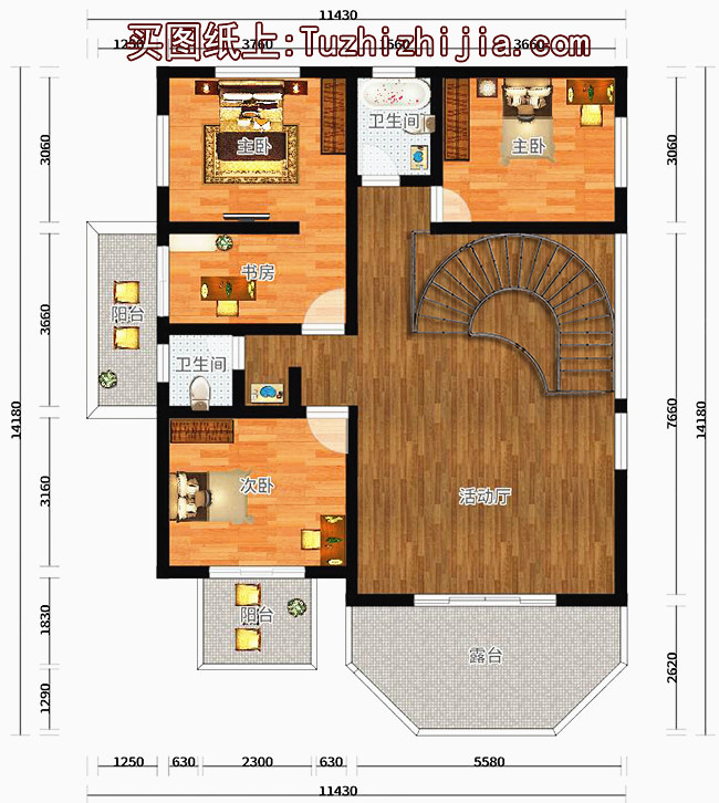 三層30萬別墅圖片大全，漂亮實用造價低，大家都喜歡