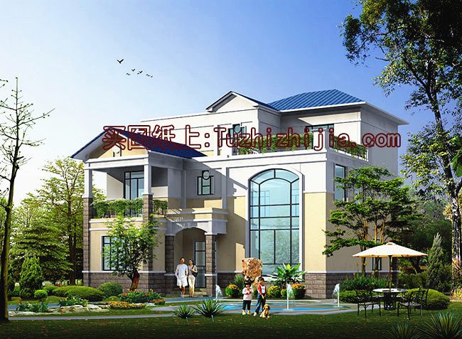 三層30萬別墅圖片大全，漂亮實用造價低，大家都喜歡