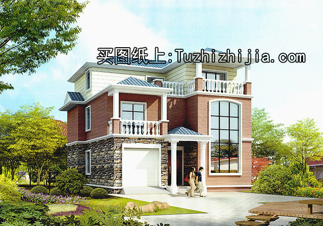 三層30萬別墅圖片大全，漂亮實用造價低，大家都喜歡