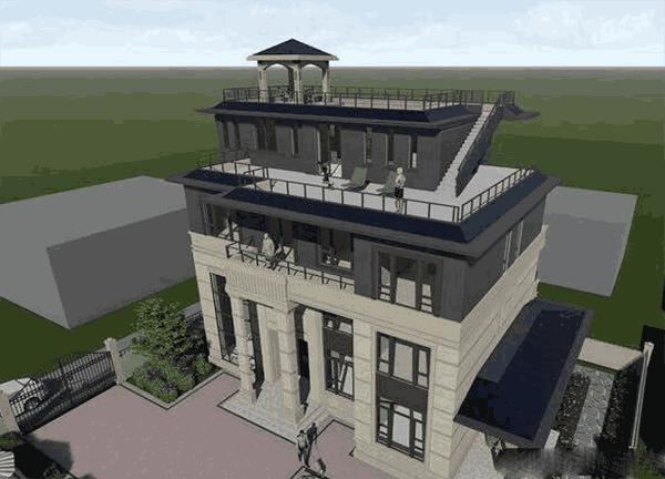 讓人一見難忘的四層平屋頂別墅設(shè)計(jì)圖，實(shí)在是令人驚艷