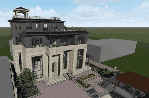 讓人一見難忘的四層平屋頂別墅設(shè)計(jì)圖，實(shí)在是令人驚艷