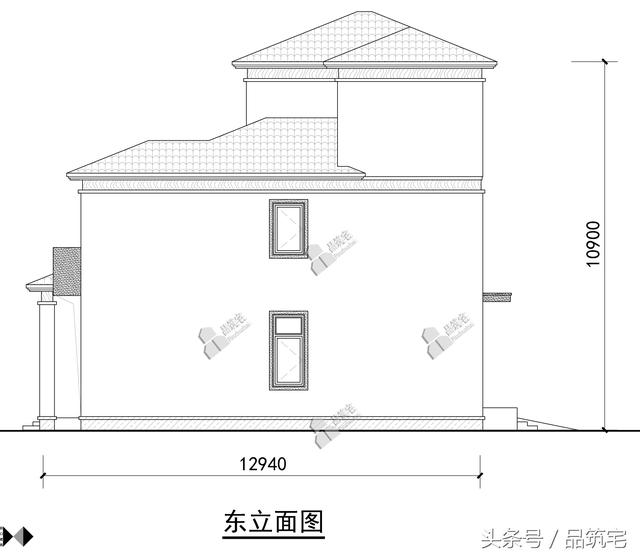 三層簡(jiǎn)歐別墅設(shè)計(jì)圖，舒適合理，適合小宅基地的家庭建造