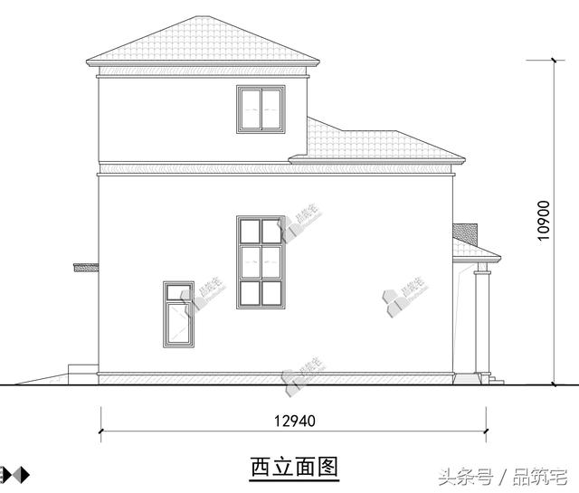 三層簡(jiǎn)歐別墅設(shè)計(jì)圖，舒適合理，適合小宅基地的家庭建造