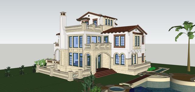 十分豪華自建房設(shè)計(jì)圖，外觀精致，內(nèi)部更是豪華