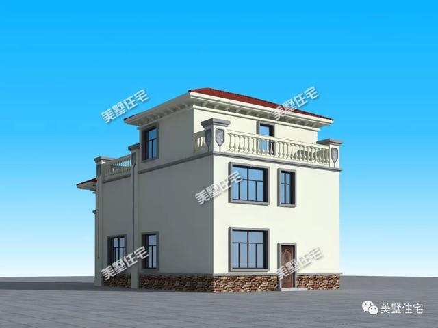 這款小面積別墅設(shè)計圖，外觀美造價低，深受大家喜歡