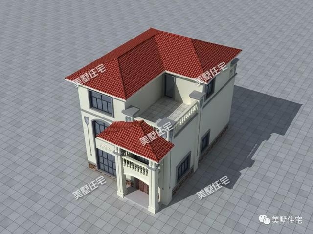 這款小面積別墅設(shè)計圖，外觀美造價低，深受大家喜歡