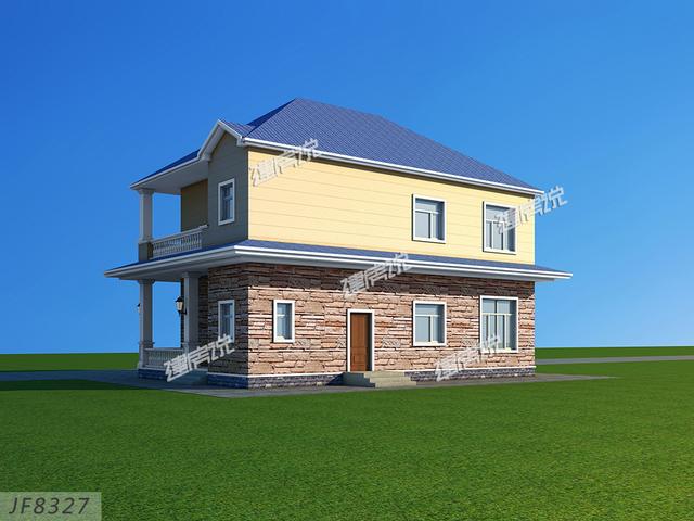 二層精美別墅設(shè)計(jì)圖，溫馨舒適，外觀極具美感