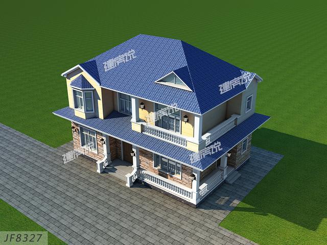 二層精美別墅設(shè)計(jì)圖，溫馨舒適，外觀極具美感