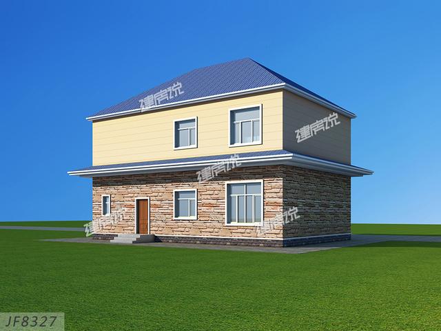 二層精美別墅設(shè)計(jì)圖，溫馨舒適，外觀極具美感