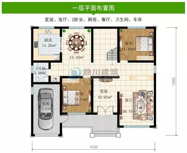 買別墅不如建別墅，這款二層農(nóng)村別墅設(shè)計(jì)圖紙，簡(jiǎn)單大氣，你值得擁有