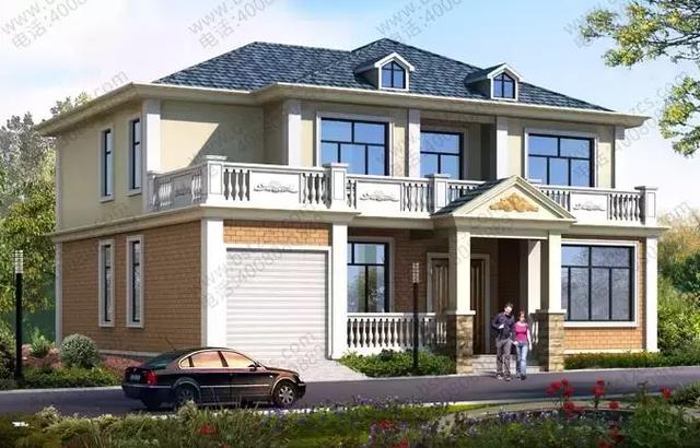 買別墅不如建別墅，這款二層農(nóng)村別墅設(shè)計(jì)圖紙，簡(jiǎn)單大氣，你值得擁有