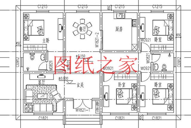 今年最熱銷的幾款一層別墅設(shè)計圖，造型時尚、方便宜居
