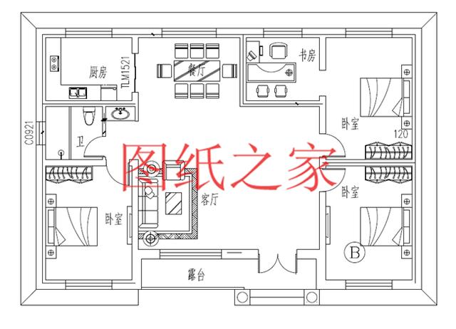 今年最熱銷的幾款一層別墅設(shè)計圖，造型時尚、方便宜居