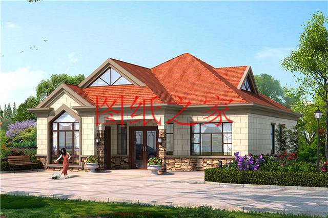 今年最熱銷的幾款一層別墅設(shè)計圖，造型時尚、方便宜居