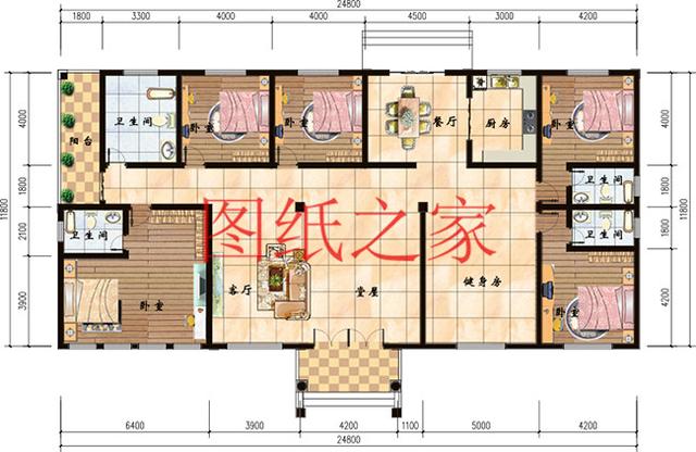 今年最熱銷的幾款一層別墅設(shè)計圖，造型時尚、方便宜居