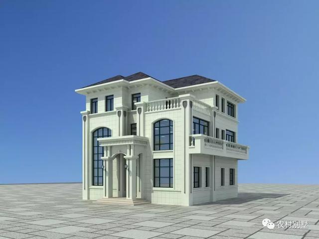 一般人都建得起的豪華美觀三層農(nóng)村別墅設(shè)計(jì)圖，蓋就要蓋最漂亮的房子